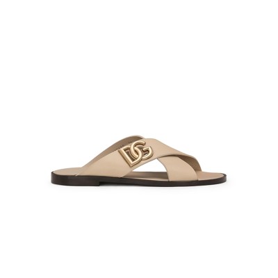DOLCEGABBANA SANDALIA EN PIEL DE BECERRO A80440AO6028H005